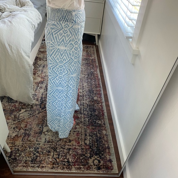 High-waisted Printed Wide Leg Pants - Picture 7 of 10